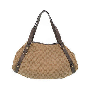 Gucci Beige Guccissima Leather Abbey Tote Bag Tan Brown